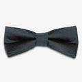Black bow tie on a white background