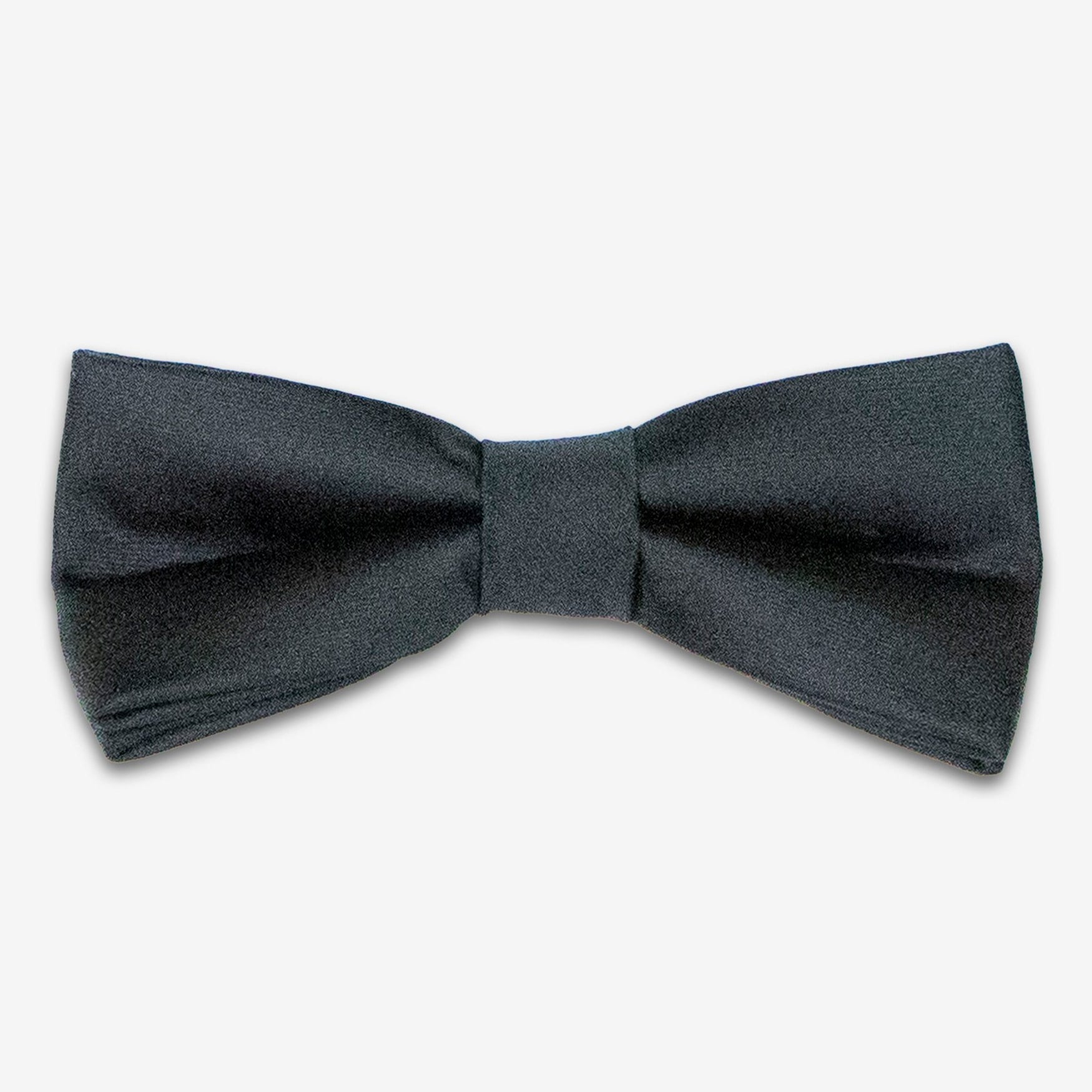 Black bow tie on a white background
