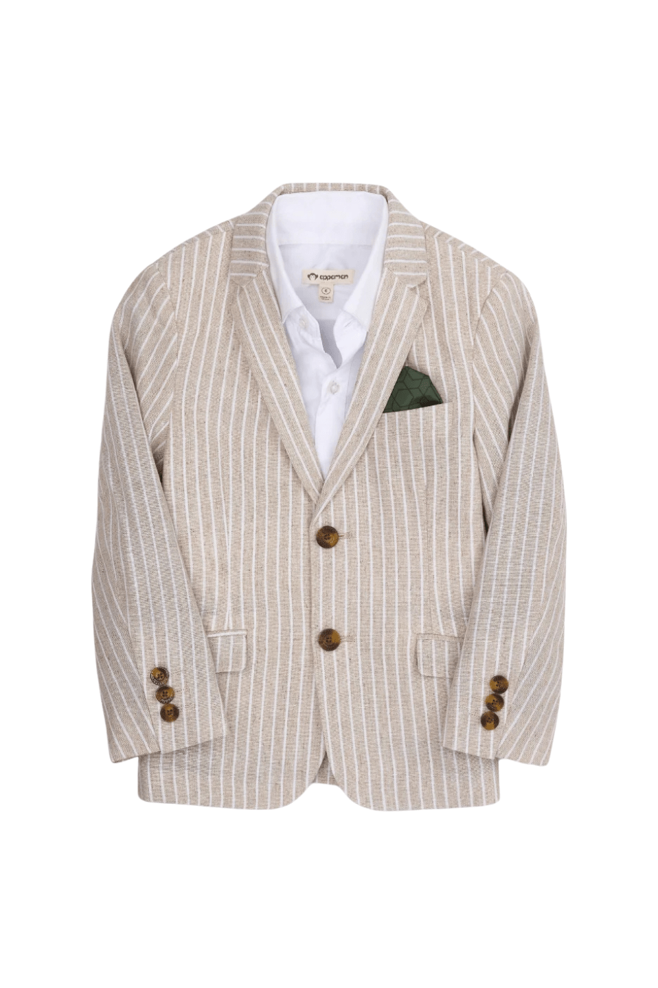 Appaman Boys Two Piece Natural Striped Suit_ F8SPJ-NorthBoys