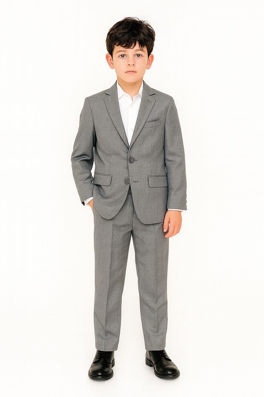 Appaman Mod Boys Slim Classic Mist Grey Suit-NorthBoys