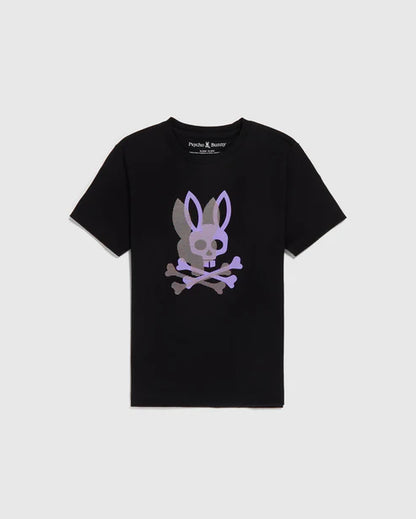 Psycho Bunny Kids Black Chicago HD Dotted Graphic T 