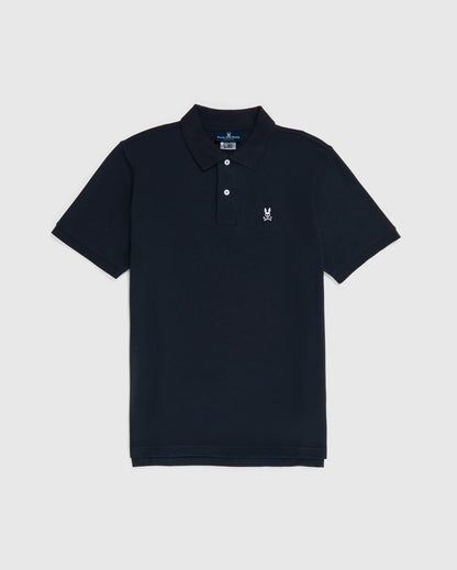 Psycho Bunny Mens Navy Classic Polo_ B6K001ARPC-410