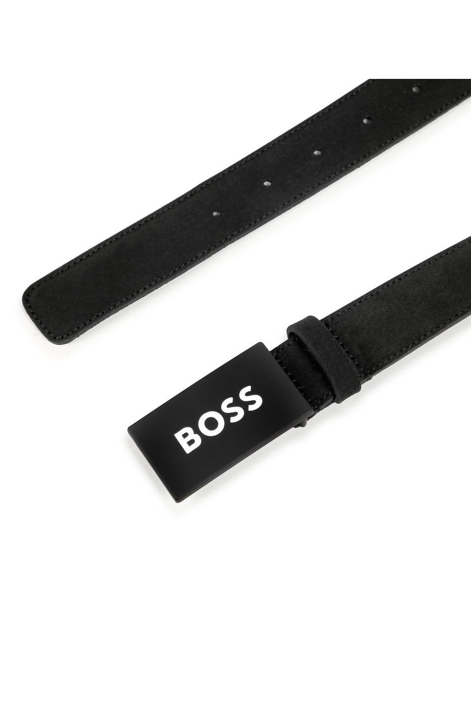Boys Black Leather Belt - NorthBoys