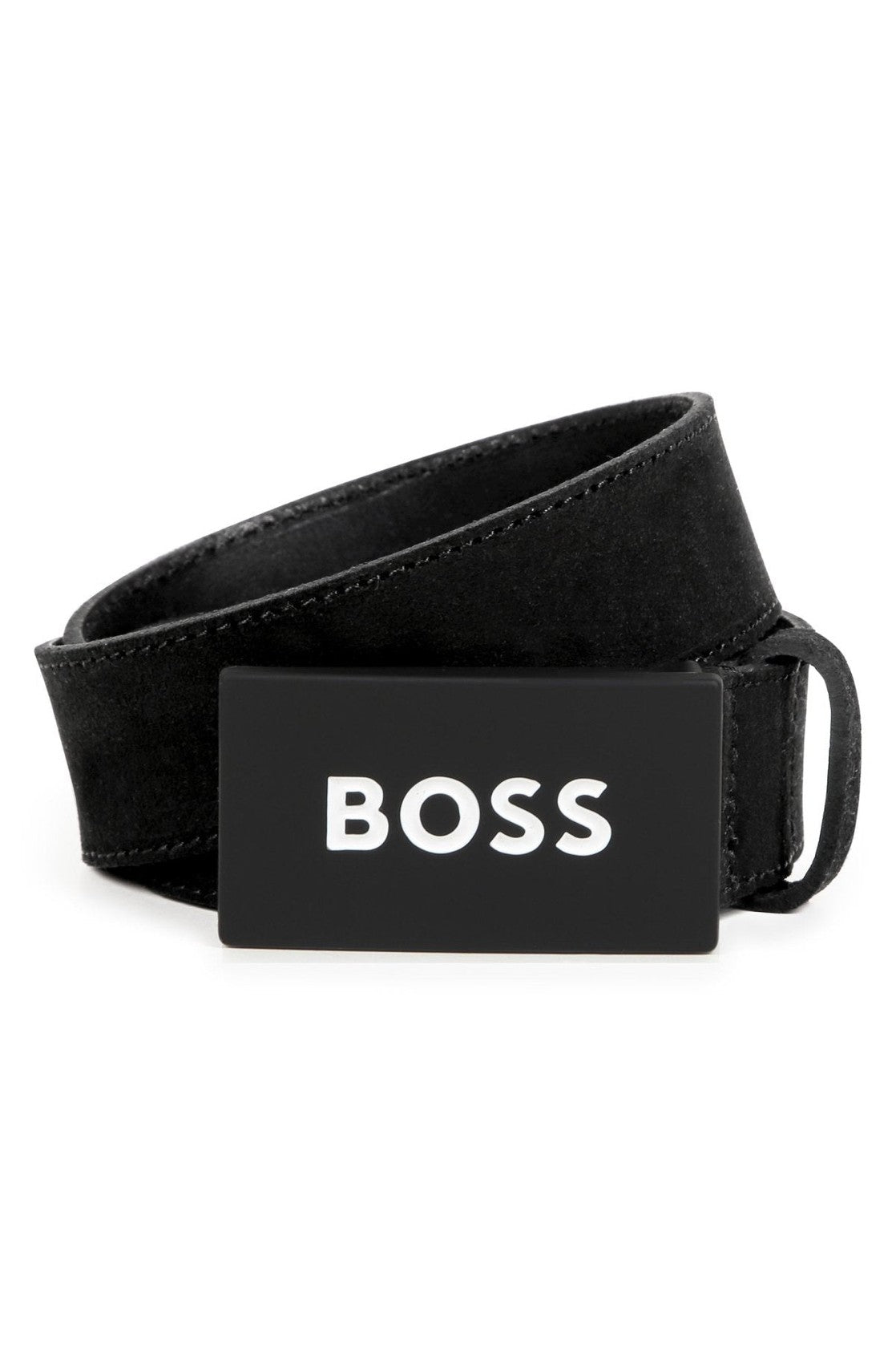 Boys Black Leather Belt - NorthBoys