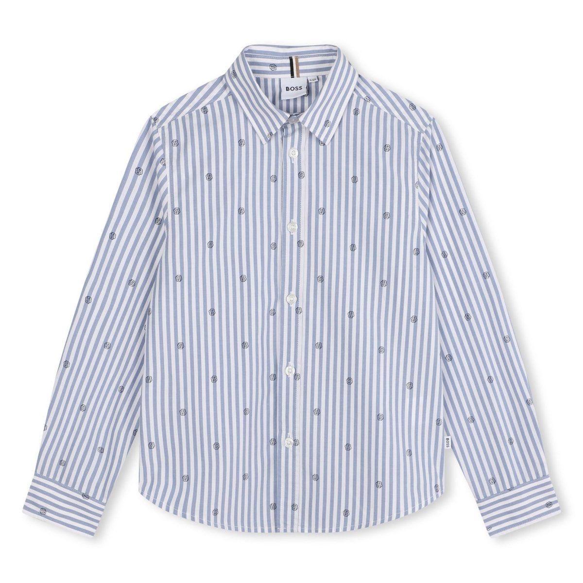 Boys Double B Print Long Sleeve Shirt - NorthBoys