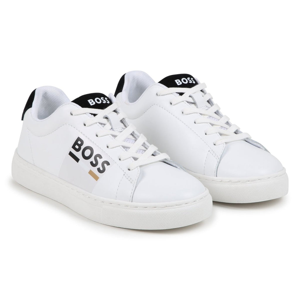 Boys White Sneakers - NorthBoys