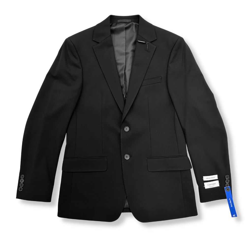 Calvin Klein Mens Extra Slim Fit Black Suit (Jacket & Pant)-NorthBoys