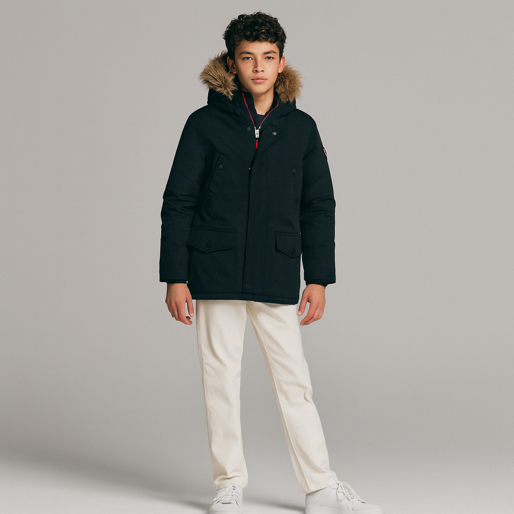 Polo Ralph Lauren Faux-Fur-Trim Down Parka