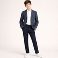 Nice Threads Boys Slim Fit Dark Blue Sports Jacket_ Y1SJ621-J