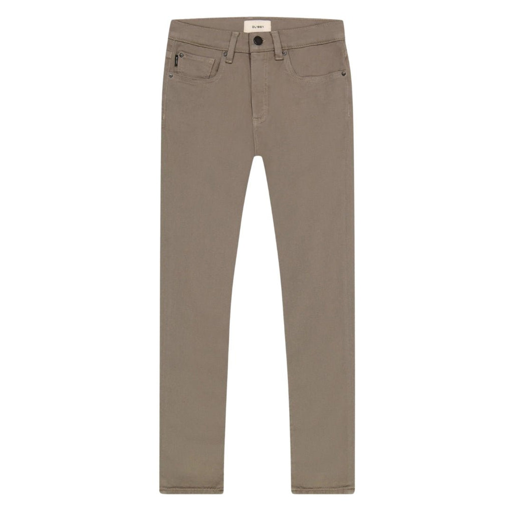 DL1961 Boys Brady Slim B - Stone Grey Chino - NorthBoys