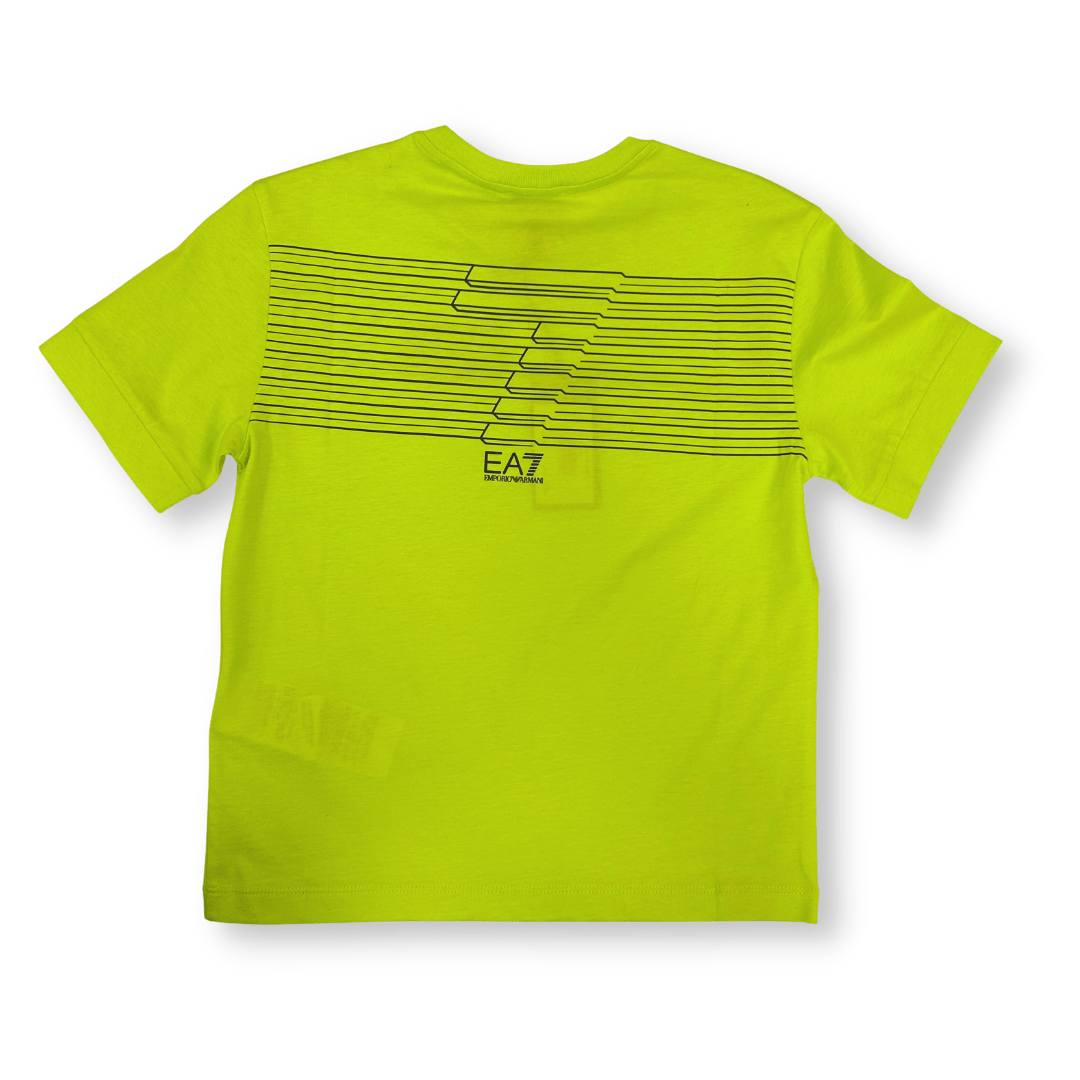 EA7 Boys Yellow Logo T-Shirt_3RBT60 - BJ02Z - NorthBoys