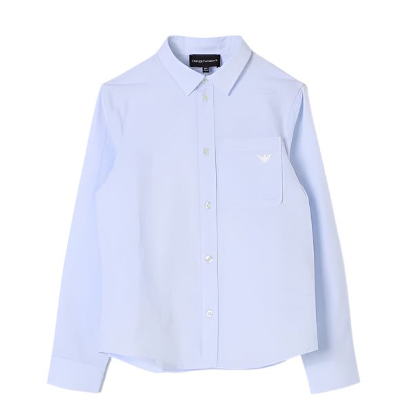 Emporio Armani Boys Blue Dress Shirt_ EB000071 - F9034 - NorthBoys