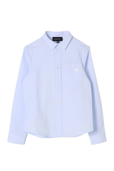 Emporio Armani Boys Blue Dress Shirt_ EB000071 - F9034 - NorthBoys