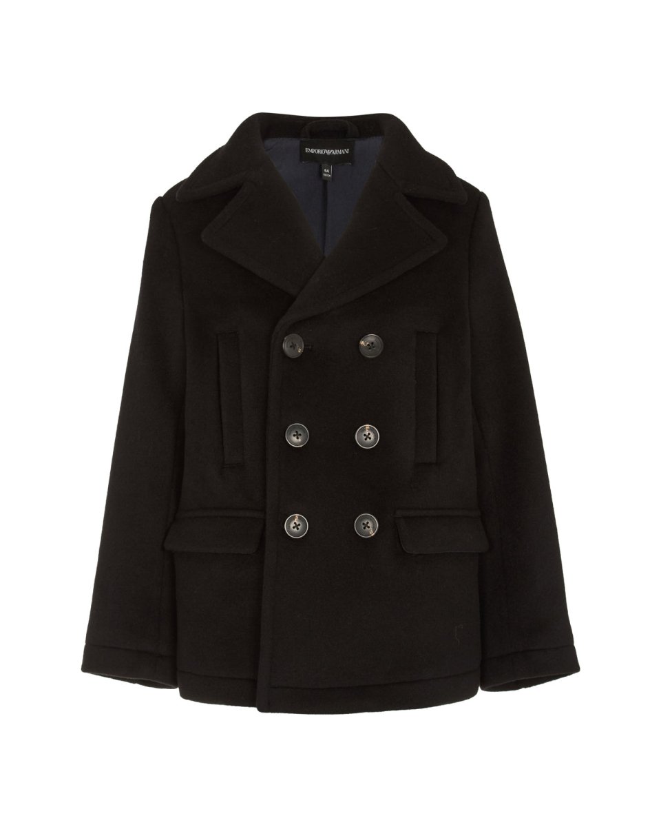Emporio Armani Boys Wool Peacoat_ EB000492 - NorthBoys