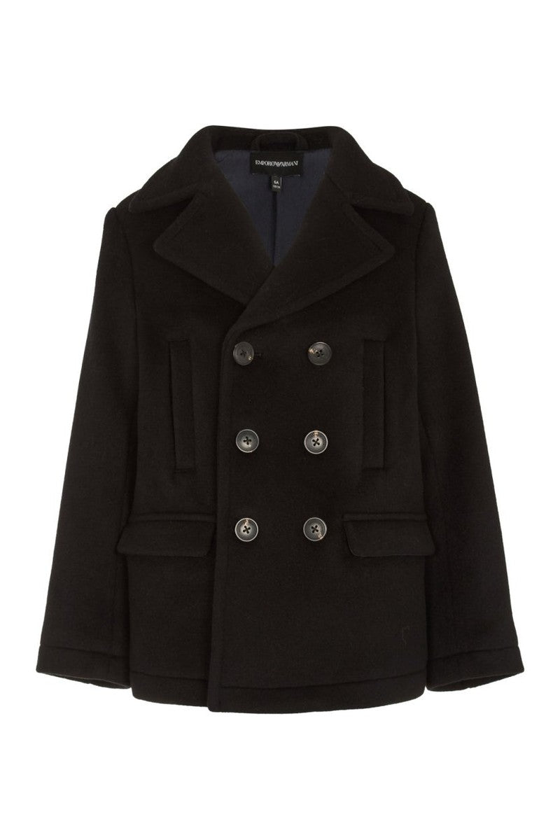 Emporio Armani Boys Wool Peacoat_ EB000492 - NorthBoys