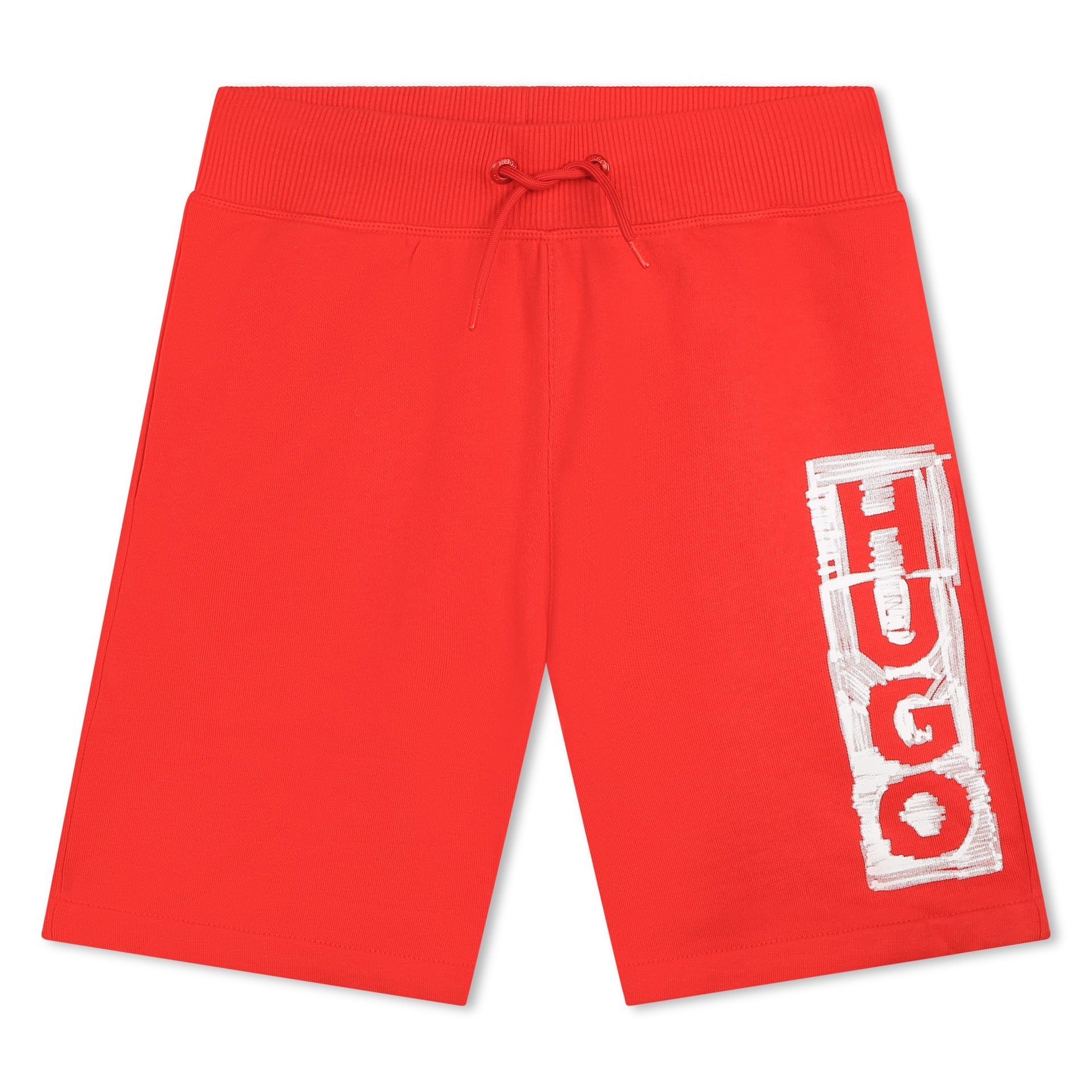 HUGO BOSS Mens DIS212 Red French Terry Jogging Sweat Shorts 50448937 Size  M, XL