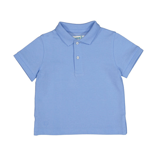Mayoral Baby Basic Blue Short Sleeve Polo _ 102-18