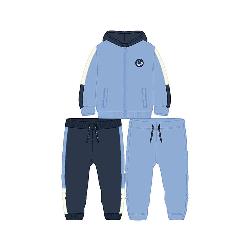 Baby Basic Plush 2 Pants Tracksuit