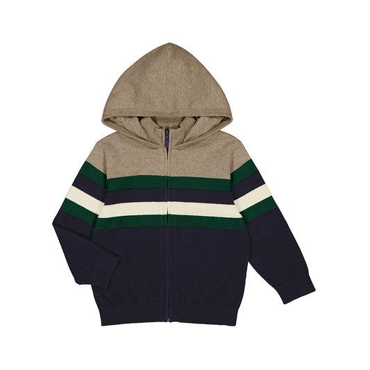 Mini Knitted Zip-Up Hoodie