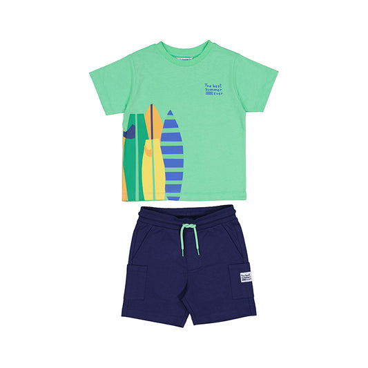 Mayoral Mini Surf T-shirt & Shorts Set_ 3603-85