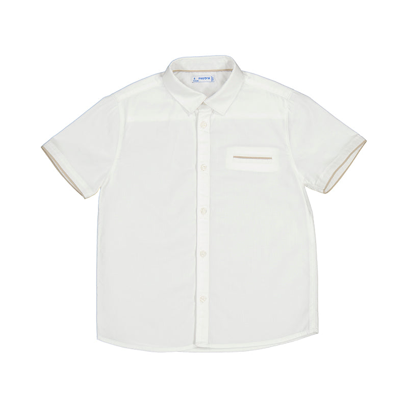 Mayoral Mini Short Sleeve Dress Shirt_ 3112
