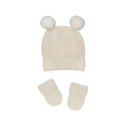 Baby Hat-Scarf & Mittens Set