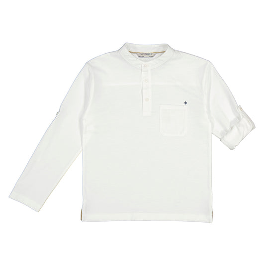 Nukutavake Long Sleeve Mandarin Dress Shirt_ 6126-88