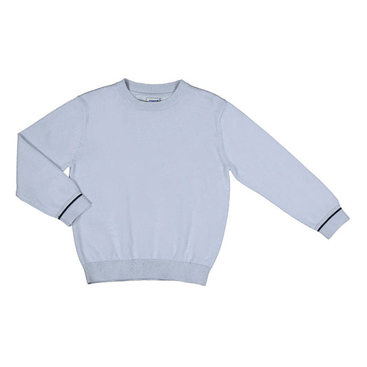 Mayoral Mini Basic Blue Cotton Sweater_311-27