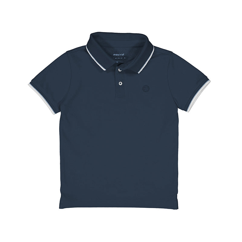 Mayoral Mini Short Sleeve Navy Polo