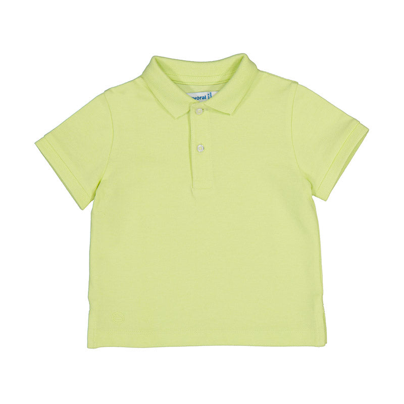 Mayoral Baby Basic Yellow Short Sleeve Polo _ 102-14