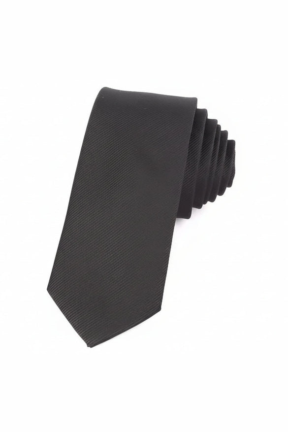 Black tie on a white background