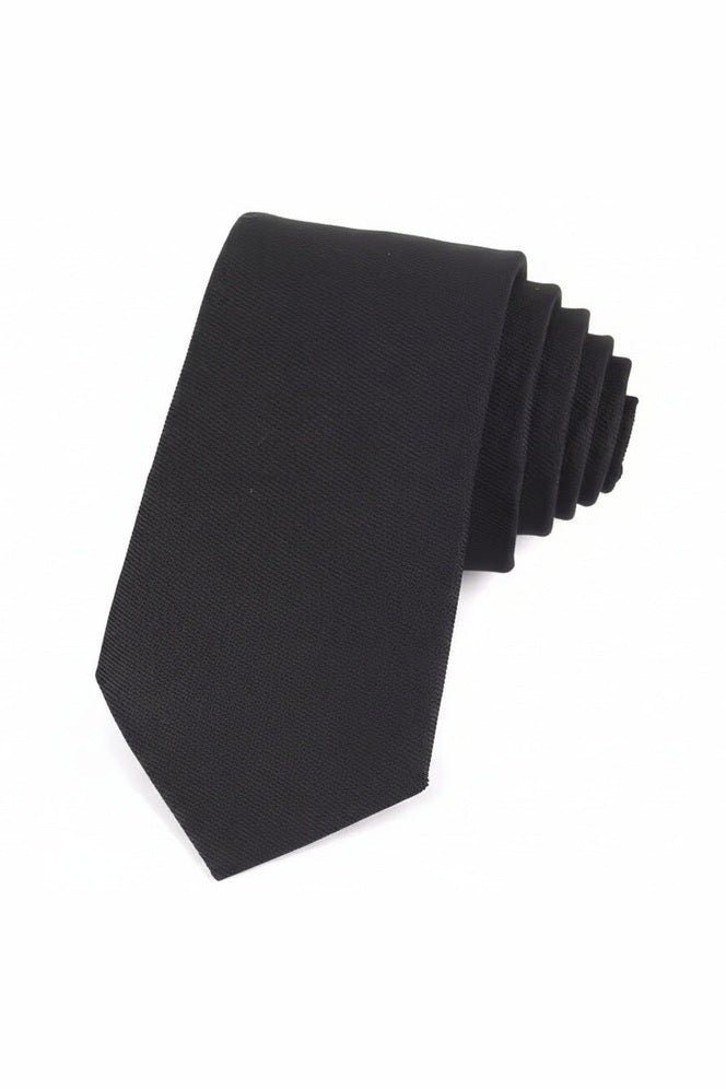 Black tie with a label 'LD60315' on a white background