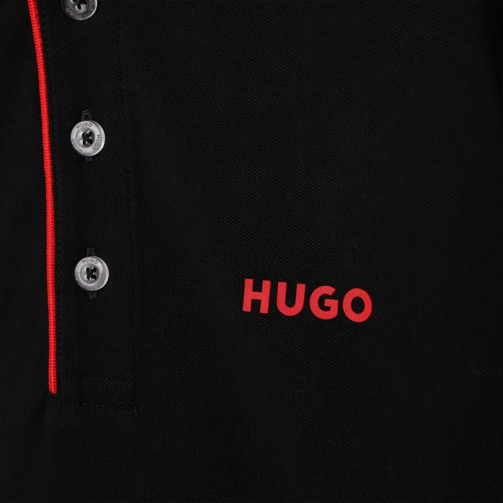 HUGO Boys Black Polo_G25143 - 09B - NorthBoys