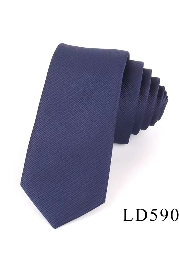 NorthBoys Boys Skinny Solid Striped Tie_ AB26-LD5