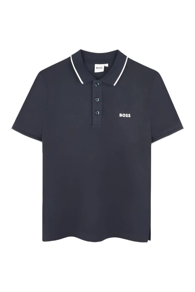 Hugo Boss Boys Basic Short Sleeve Polo_ J51621 - NorthBoys
