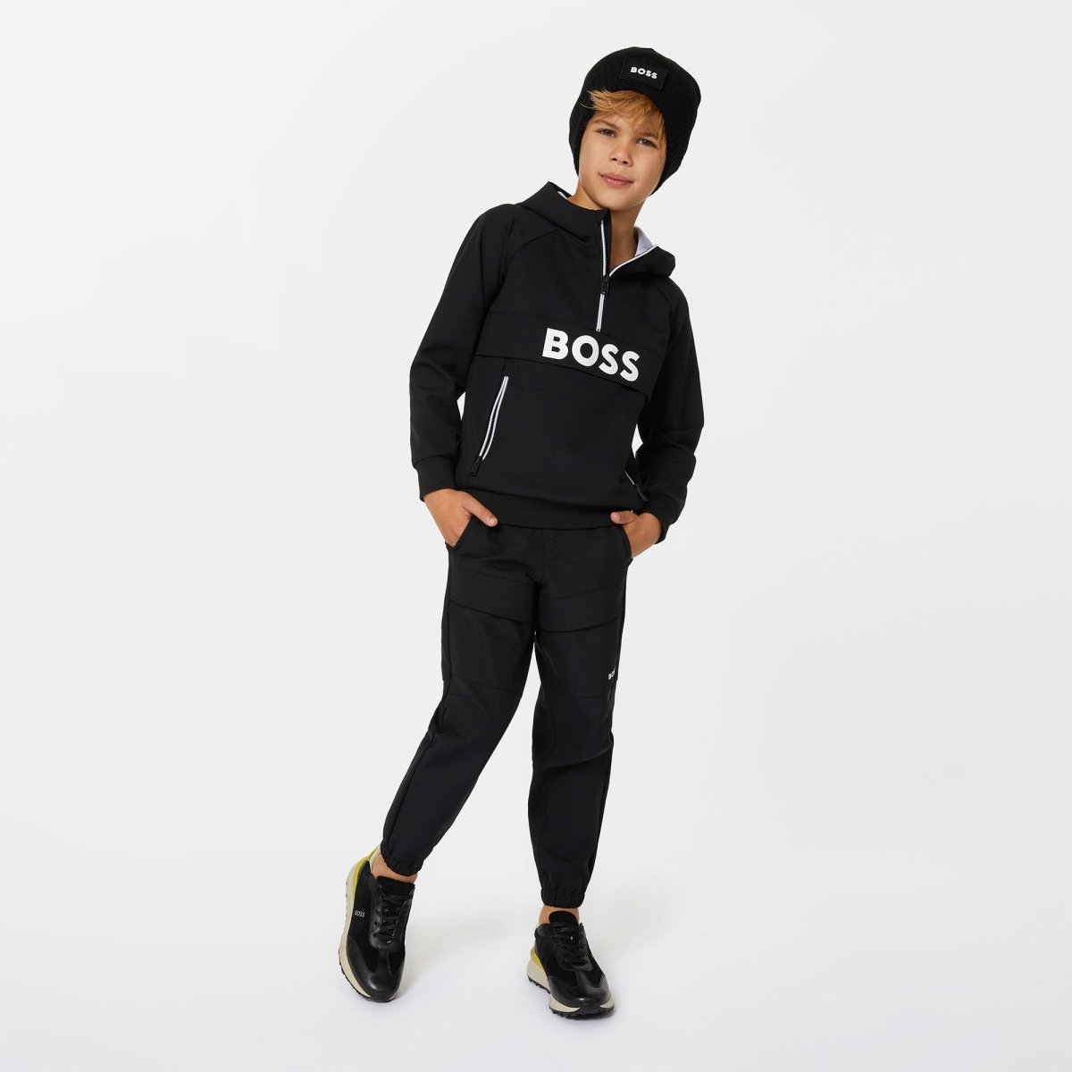 Hugo Boss Boys Black Hat_J21284 - 09B - NorthBoys