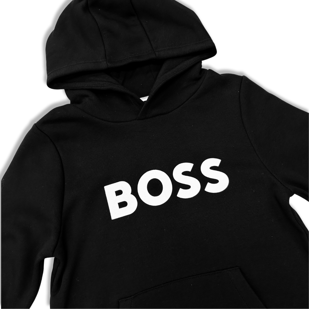 Hugo Boss Boys Black Hoodie_J25Q15 - 09B - NorthBoys