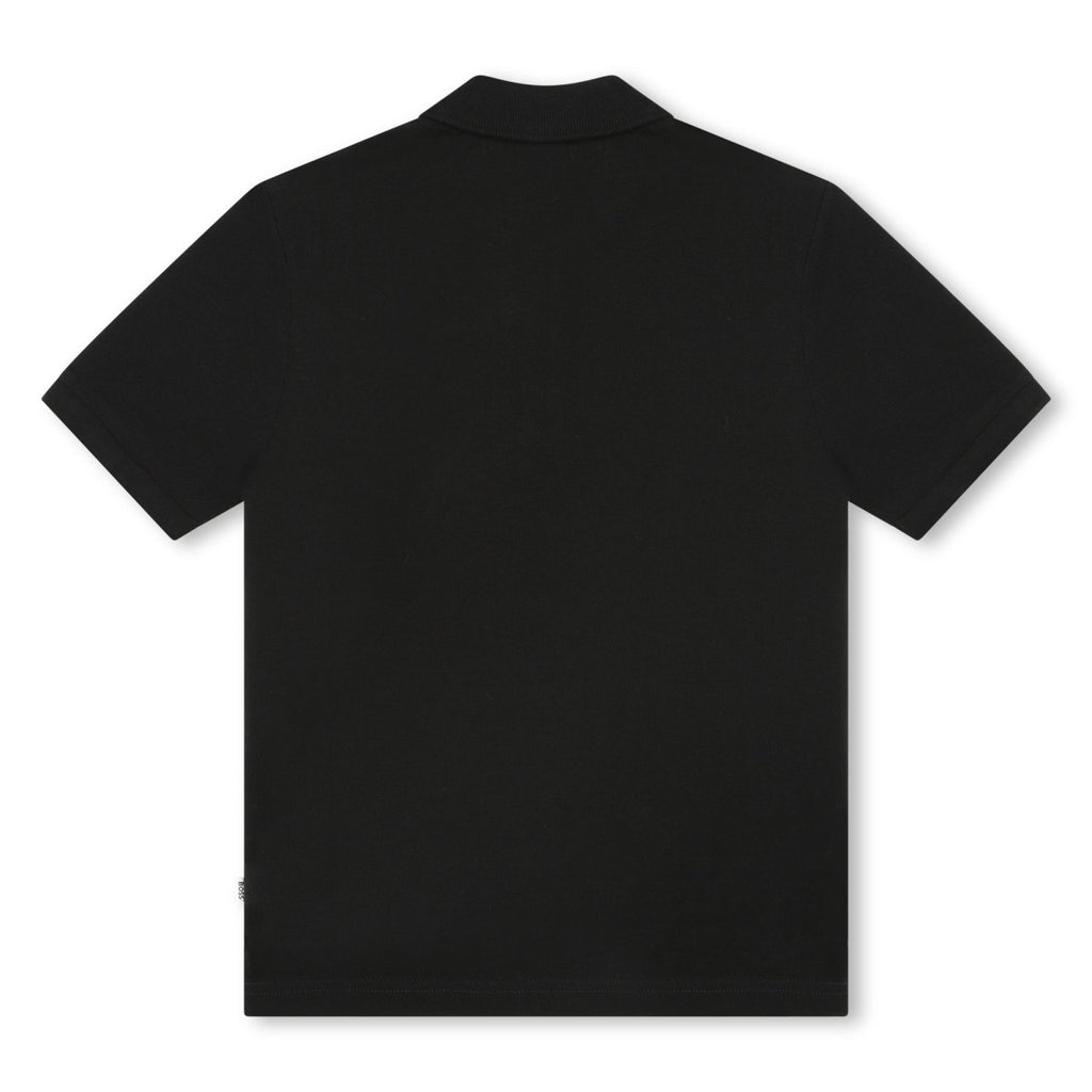Hugo Boss Boys Black Polo - NorthBoys