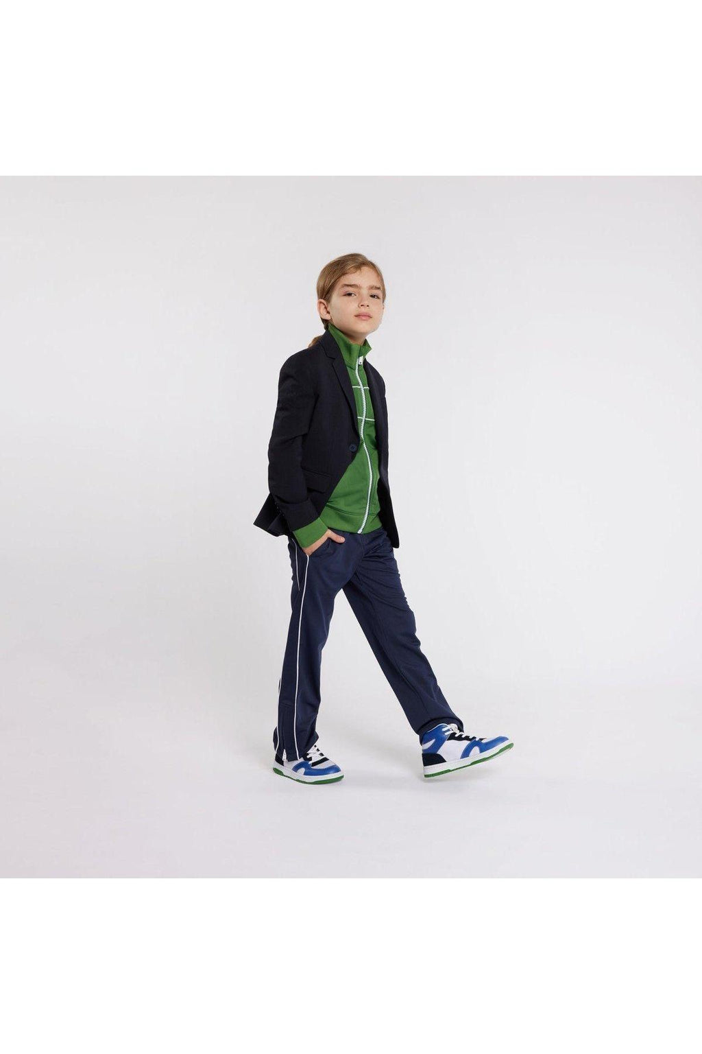 Hugo Boss Boys Classic Navy Wool Suit-NorthBoys