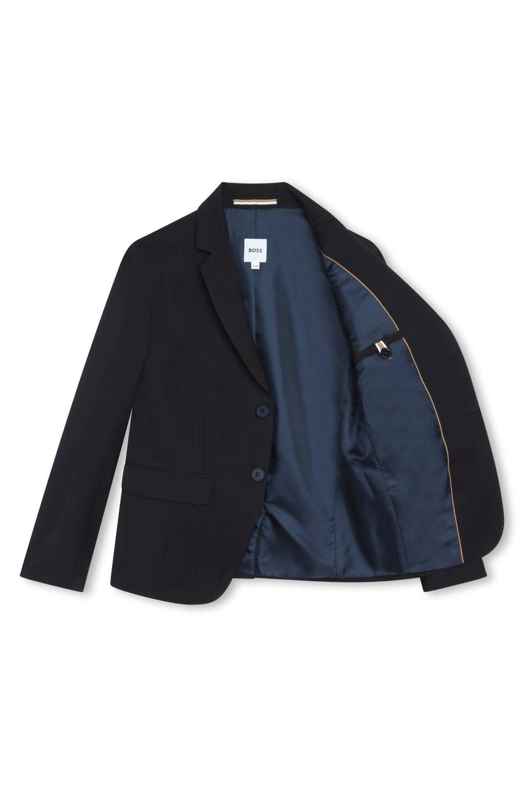 Hugo Boss Boys Classic Navy Wool Suit-NorthBoys