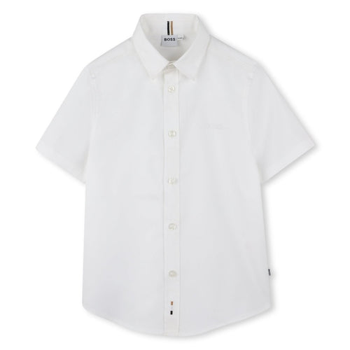 Hugo Boss Boys Embroidered Logo SS Shirt_ J52001 - NorthBoys