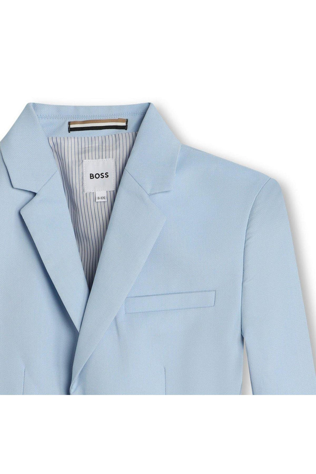 Hugo Boss Boys Pale Blue Slim Suit-NorthBoys