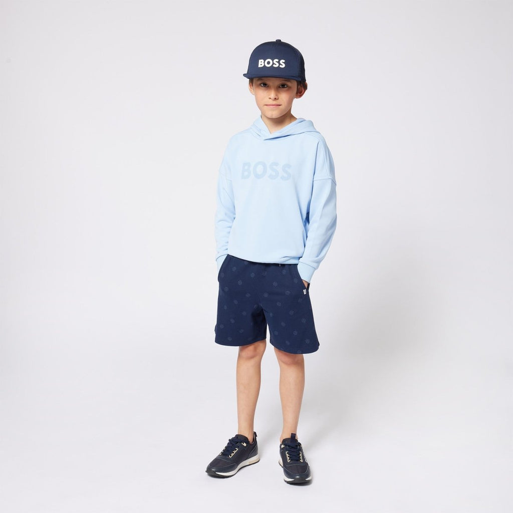 Hugo Boss Boys Printed Logo Hoodie_ J52028 - NorthBoys