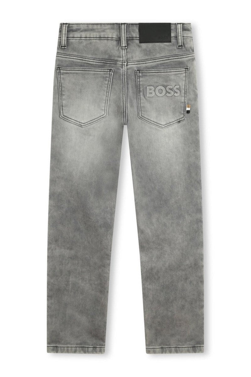 Hugo Boss Boys Regular Fit Grey Jeans_ J50688 - Z20 - NorthBoys