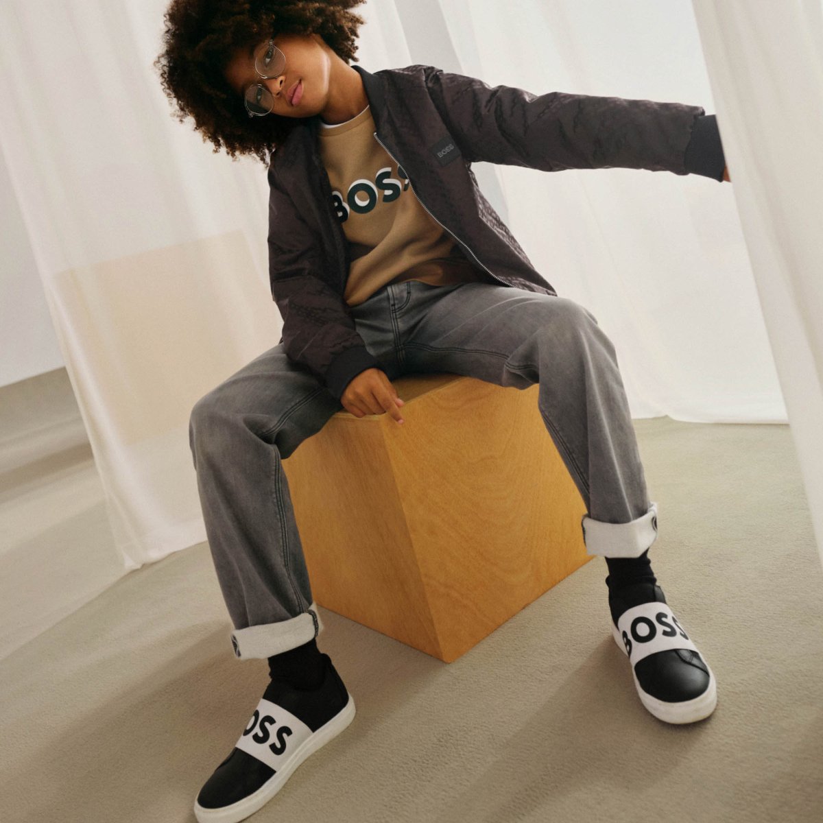 Hugo Boss Boys Regular Fit Grey Jeans_ J50688 - Z20 - NorthBoys