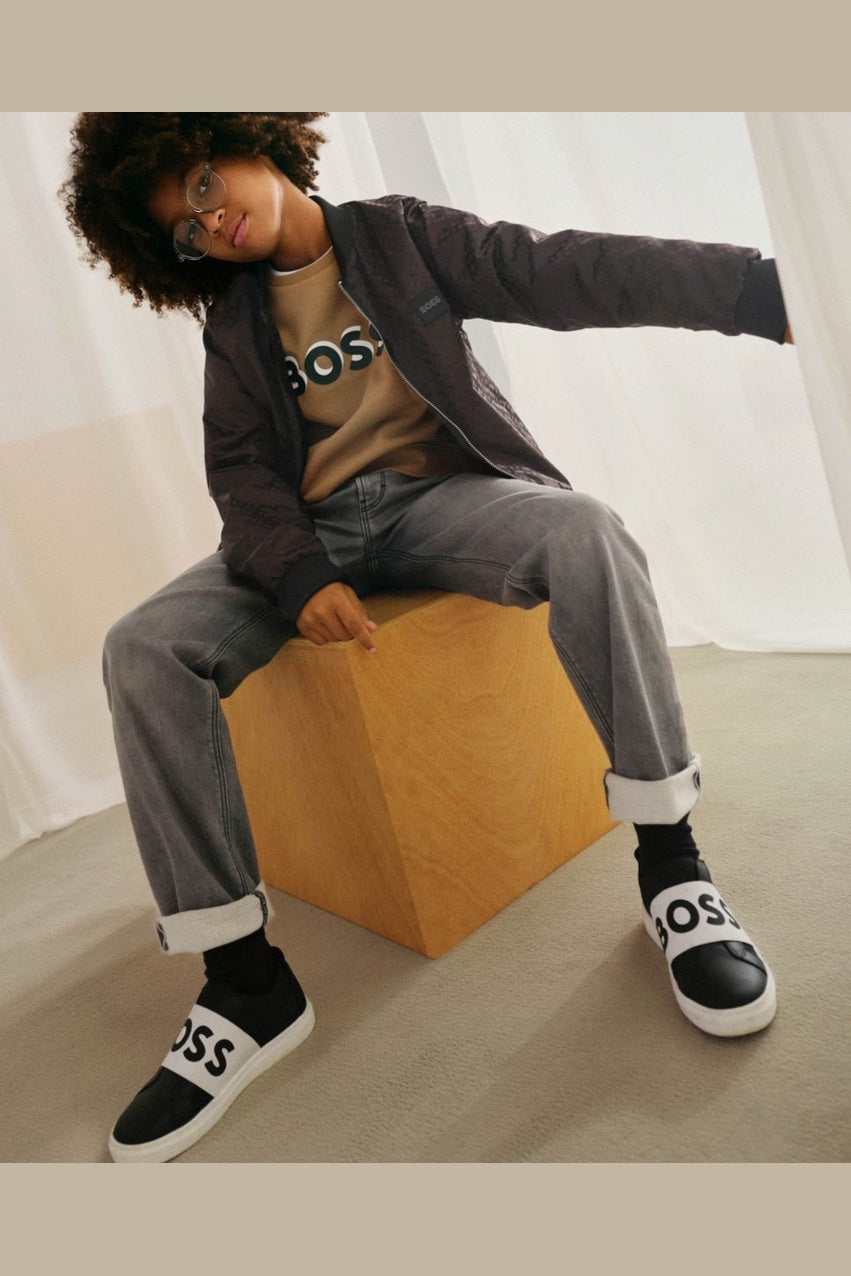Hugo Boss Boys Regular Fit Grey Jeans_ J50688 - Z20 - NorthBoys