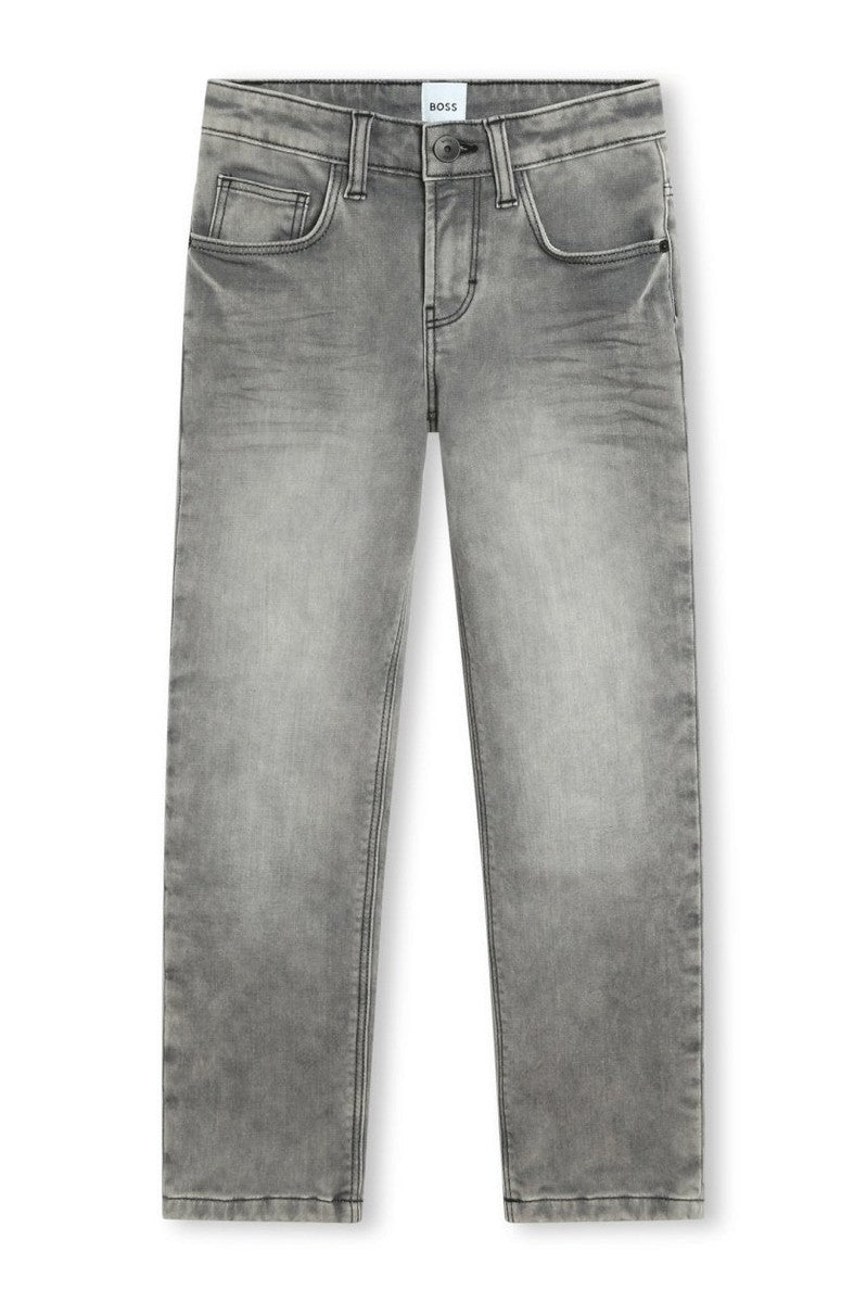 Hugo Boss Boys Regular Fit Grey Jeans_ J50688 - Z20 - NorthBoys