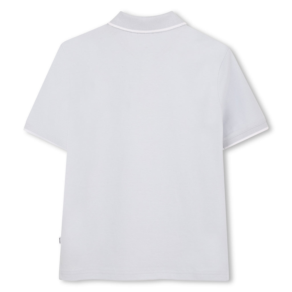 Hugo Boss Boys Two Tone Polo Shirt_ J52952