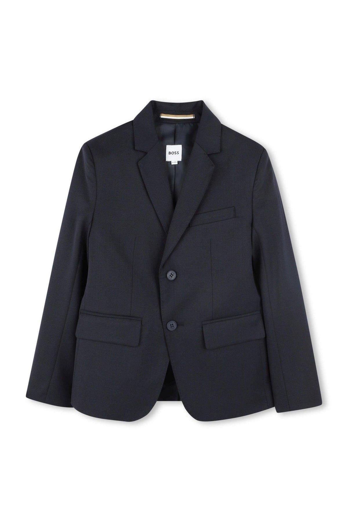 Hugo Boss Boys Slim Fit Navy Suit_ J52067/J51982-NorthBoys