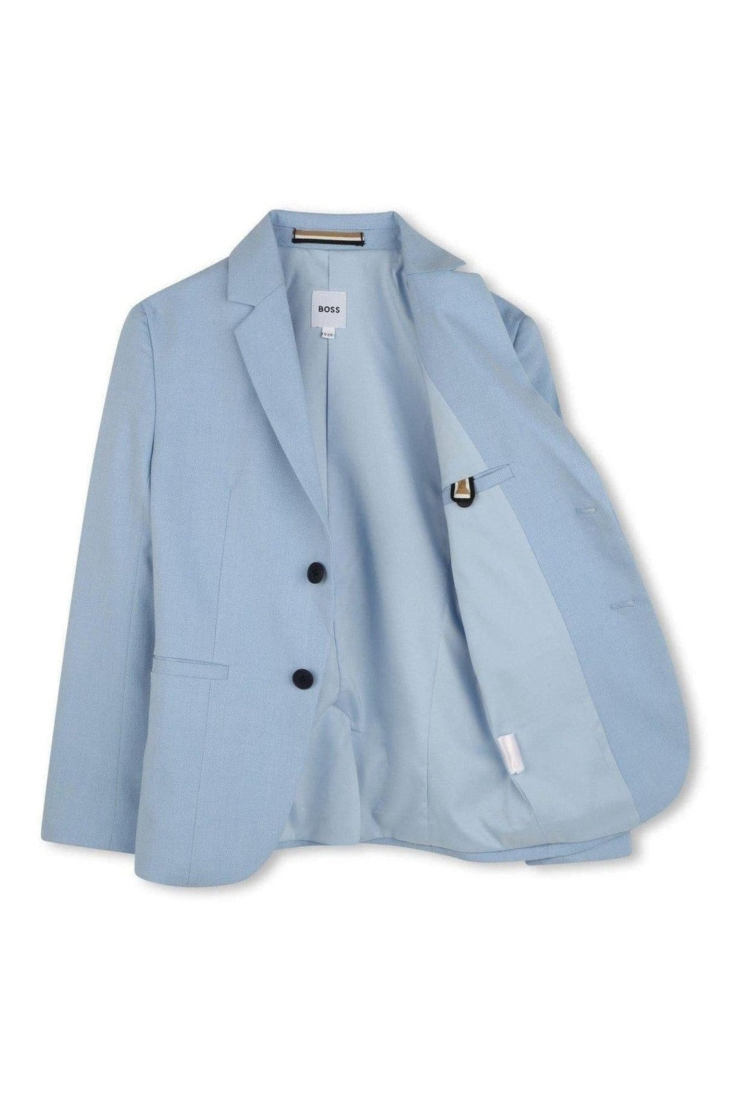 Hugo Boss Boys Slim Fit Pale Blue Suit_ J52068/J51981-NorthBoys